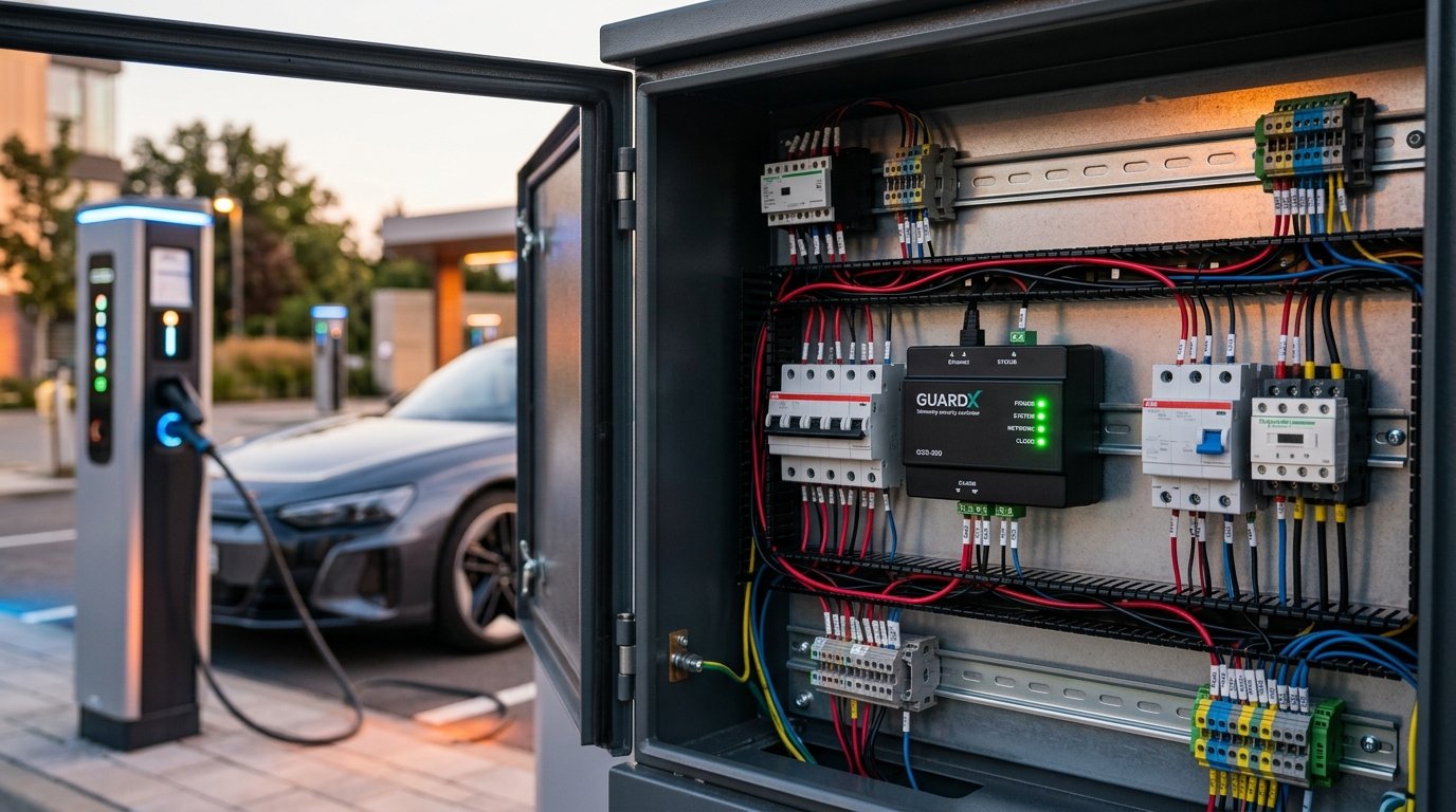 GuardX Elektrikli Araç Şarj İstasyonu Denetimi